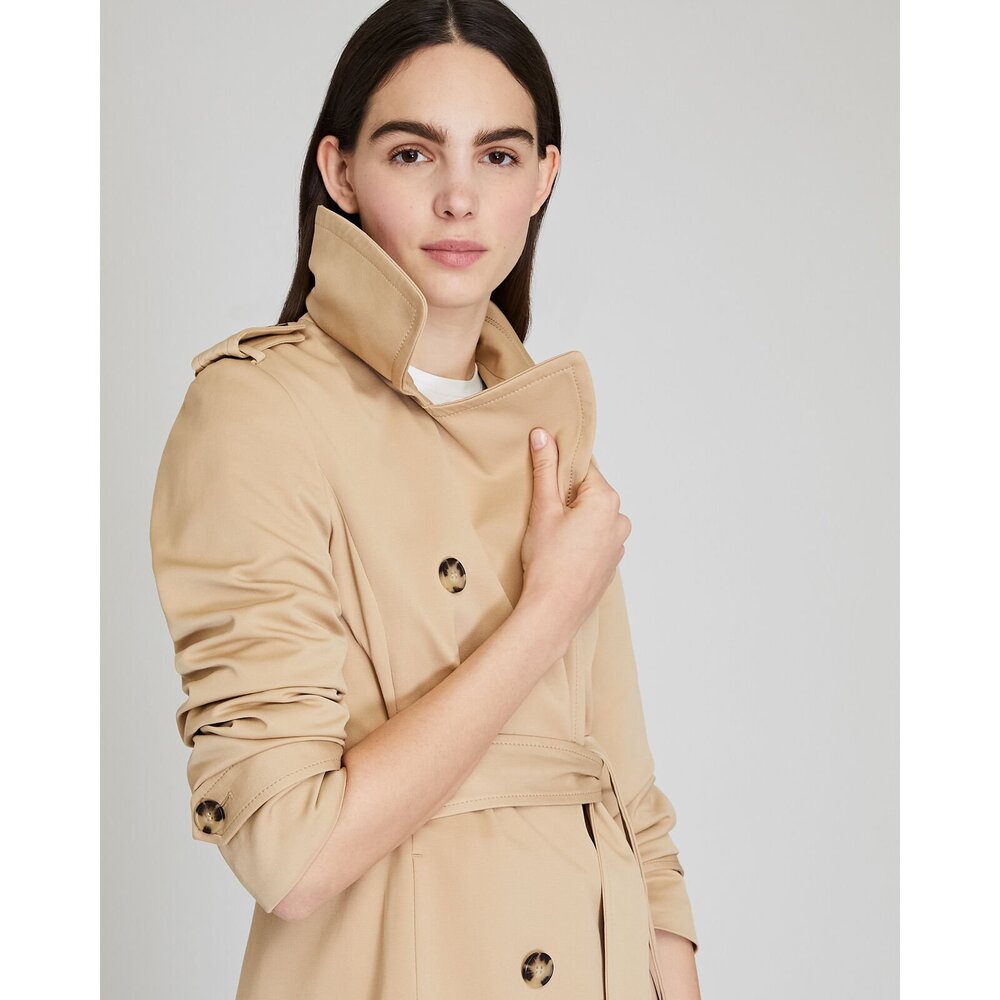 Club Monaco Beige Trench Coat - Picture 3 of 15